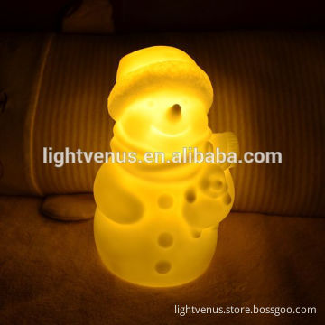 3D snowman Children or kids' bedroom Christmas light gift night light